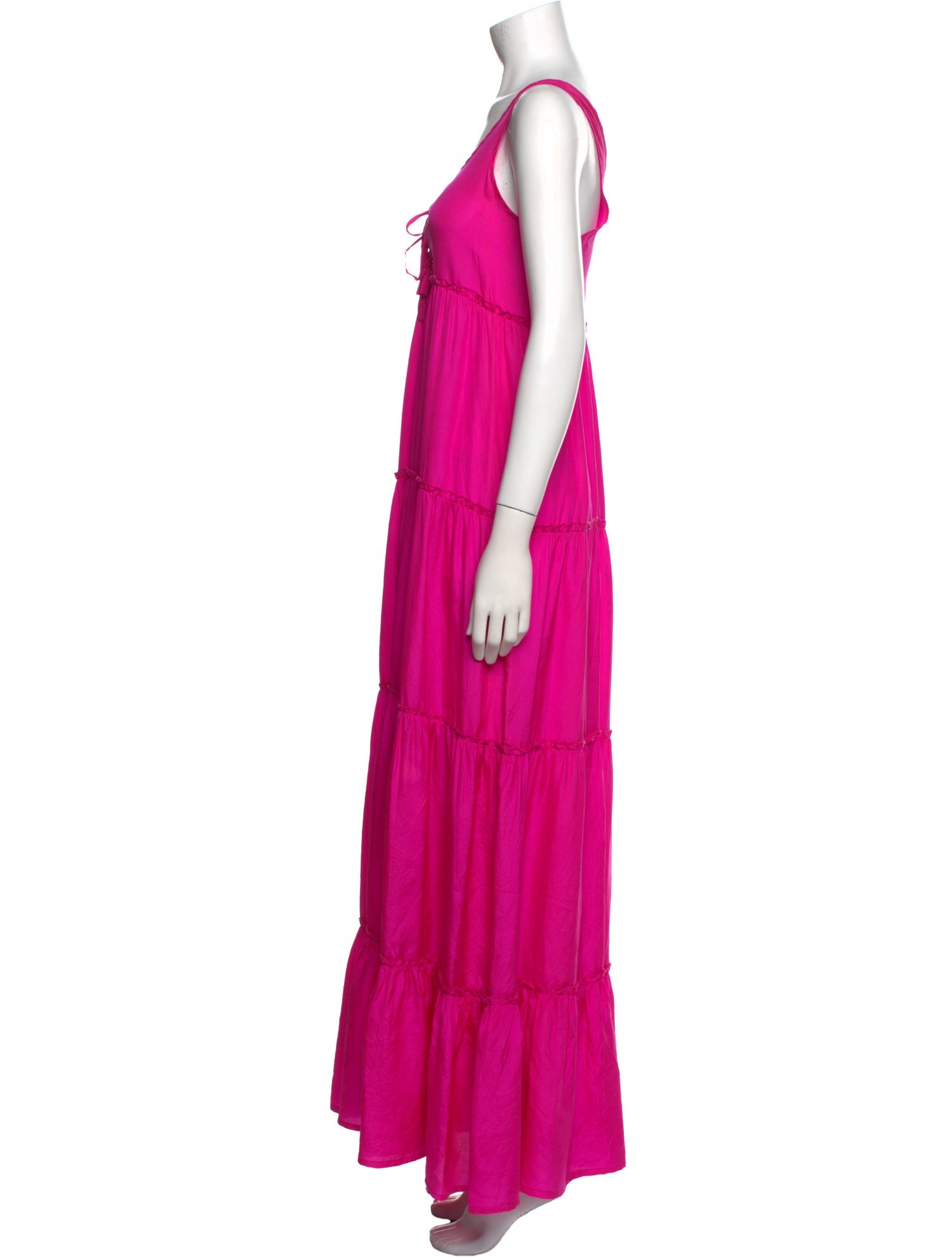 Calypso St. Barth V-Neck Long Dress